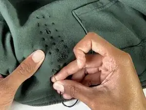 How to Mend a Tear Using Sashiko Stitching